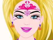 Barbie Face Painting