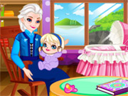 play Grandma Elsa Cares Baby