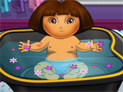 play Dora Bathing