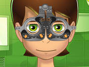 play Ben 10 Eye Doctor Kissing