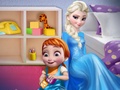 Elsa Playing With Baby Anna