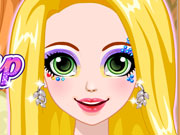 play Rapunzel Glittery Makeup