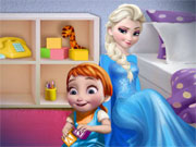 play Elsa And Baby Anna