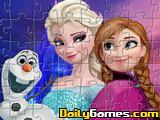 play Elsa And Anna Puzzle