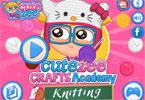 play Cutezee Crafts Academy Knitting