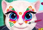 play Talking Angela Face Painting