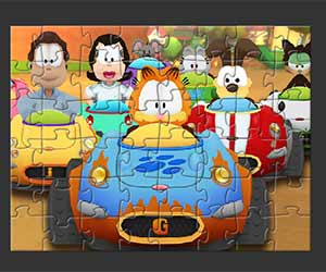 Garfield Kart Puzzle