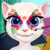 play Talking Angela Face Painting