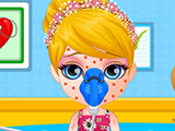 play Baby Barbie Allergy Attack