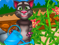 play Talking Tom Garden Care