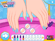 play Frozen Prom Nails Designer