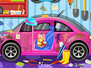 play Clean My Pink Car 3