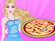 Barbie Cooking Scrambled Egg Pizza