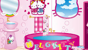 play Hello Kitty Bathroom Decoration