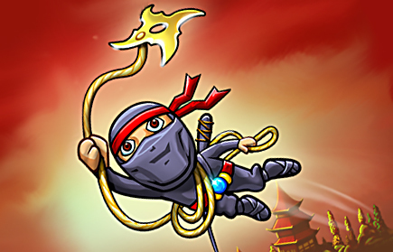 play Ninja Rope Jump