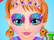 play Baby Anna Face Paint Kissing