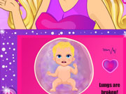 play Pregnant Barbie Surgery Kissing