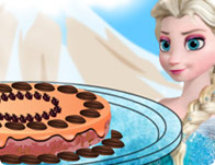 play Elsa Brownie Cake