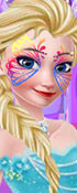 play Frozen Elsa Face Art