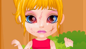 play Baby Barbie Sports Injury