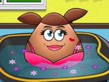 Pou Girl Bathing