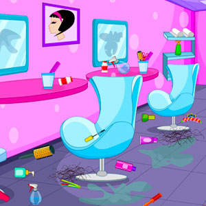 Messy Parlour Clean Up Game