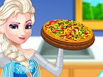 Pregnant Elsa Cooking Pizza Game