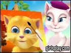 play Talking Angela Painting Ginger