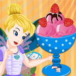 play Tinkerbell Special Strawberry Ice Cream