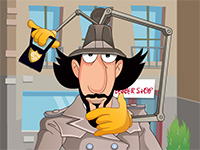 play Inspector Gadget Barber Shop