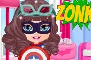 Baby Barbie: Superhero Costumes Game
