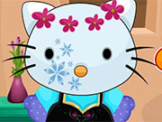 play Frozen Hello Kitty Dressup