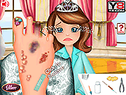 play Princess Sofia Foot Infection