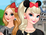 play Frozen Sisters In Disneyland