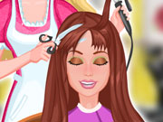 play Barbie Hair Salon Kissing