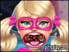 Super Barbie Sister Throat Doctor