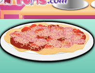 play Make Salami Pizza