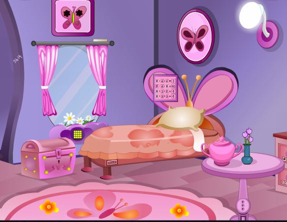 play Yoopy Escape From Butterfly Bedroom