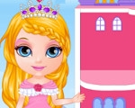play Baby Barbie Princess Dollhouse