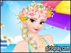 play Elsa Beach Day