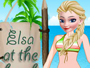 Elsa At The Beach