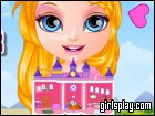 play Baby Barbie Princess Dollhouse