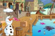 Olaf Cleans Arendelle Game