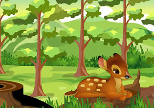 Escape Deer From Magic Funny Forest
