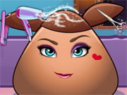 play Pou Girl Hair Salon