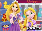 play Baby Rapunzel And Mom Shopping