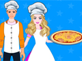 Barbie And Ken Cooking Pizza Chicken