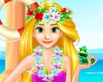 play Rapunzel'S Beach Day