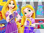 Baby Rapunzel And Mom Shopping Game