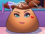 Pou Girl Hair Salon Game